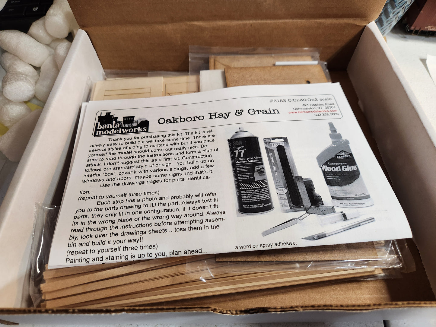 Oakboro Hay & Grain O Scale Craftsman Kit Banta Modelworks #6153
