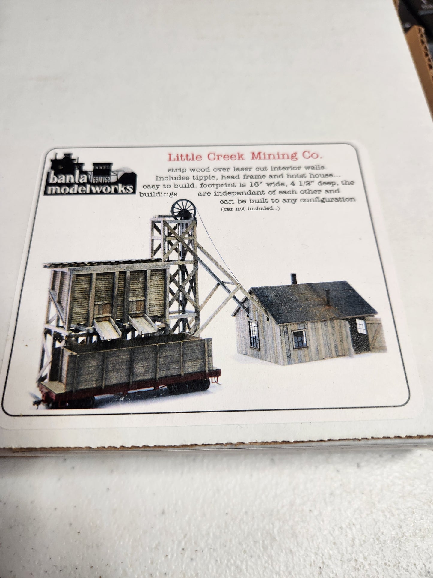 Little Creek Mining Co. O Scale Craftsman Kit Banta Modelworks #6123