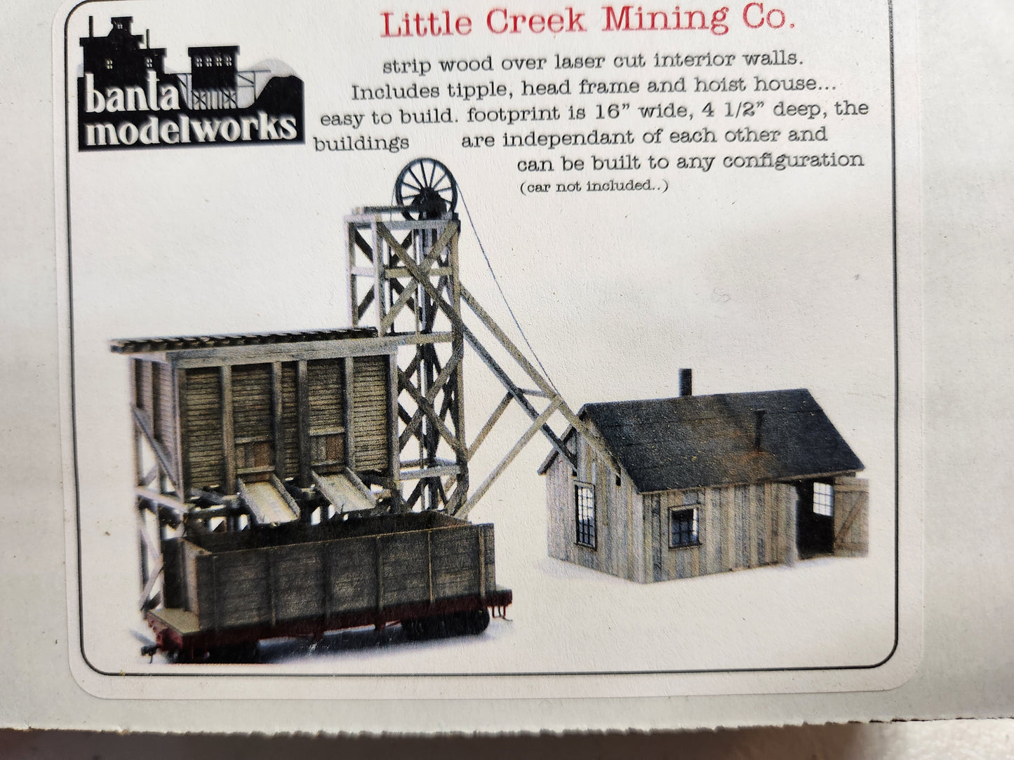 Little Creek Mining Co. O Scale Craftsman Kit Banta Modelworks #6123