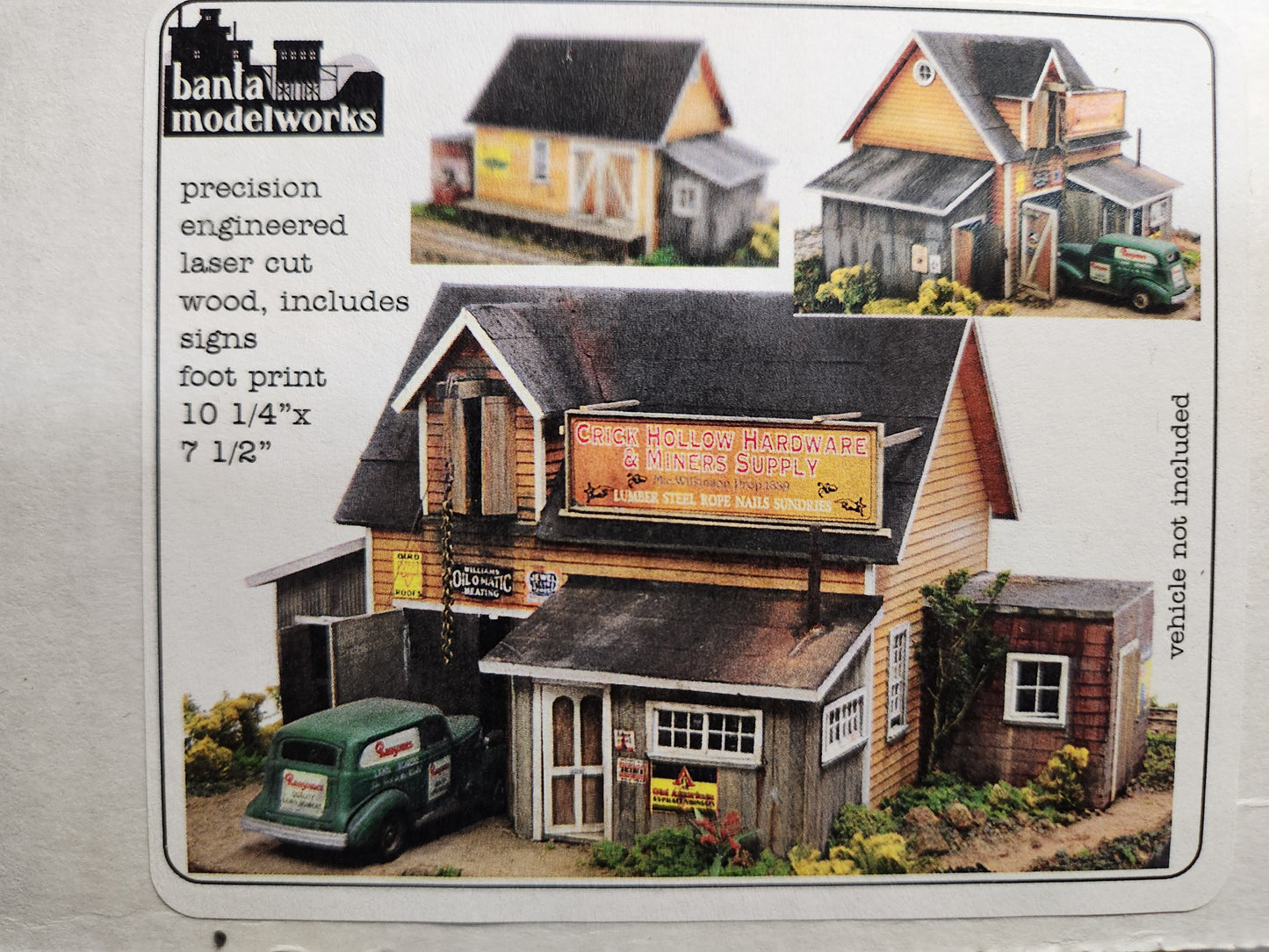 Crick Hollow Hardware & Mining Supply #6127 O Scale Craftsman Style Structure kit