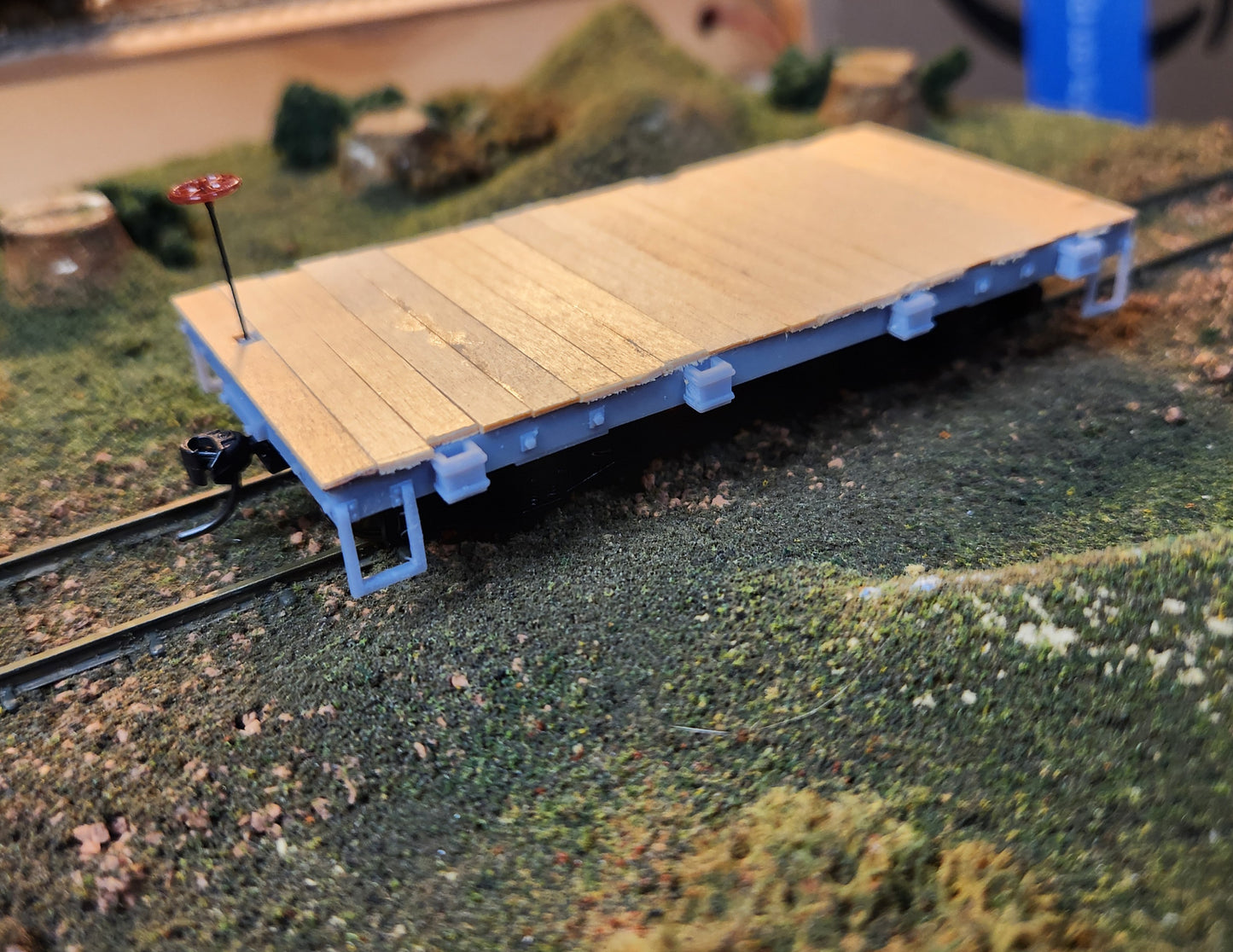 On30 3D Printed 16ft Flat Car Chassis(Set of 3)