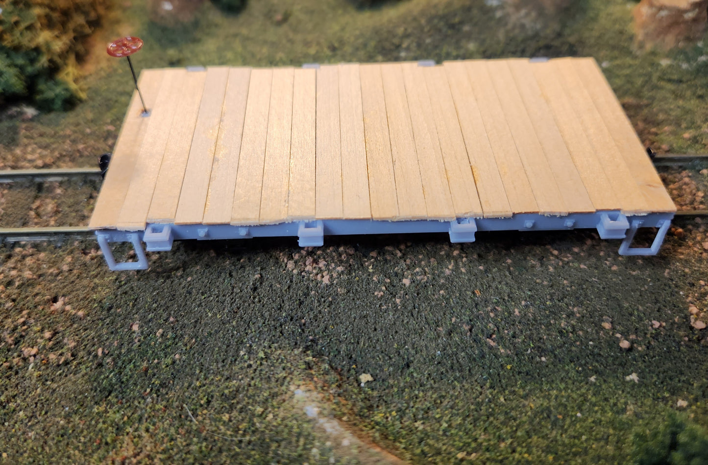 On30 3D Printed 16ft Flat Car Chassis(Set of 3)