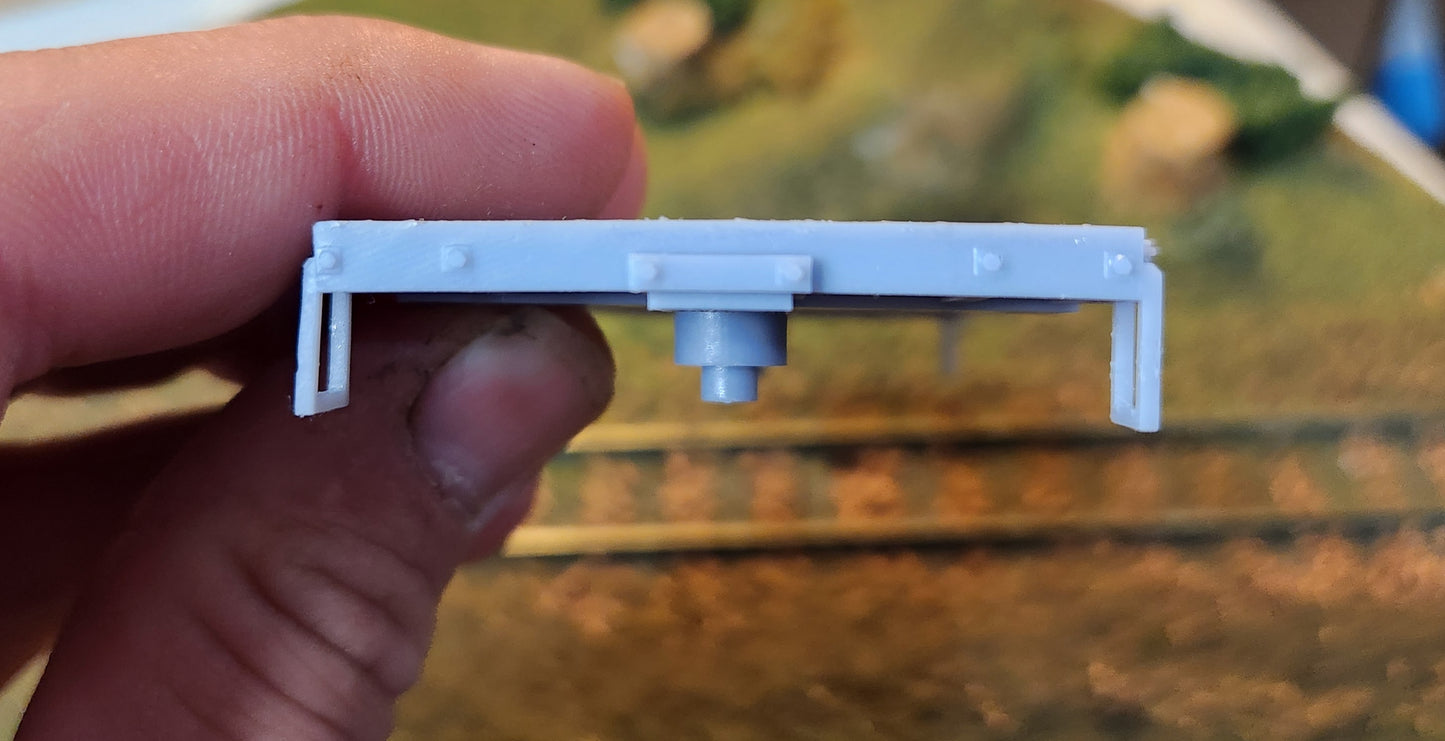 On30 3D Printed 16ft Flat Car Chassis(Set of 3)