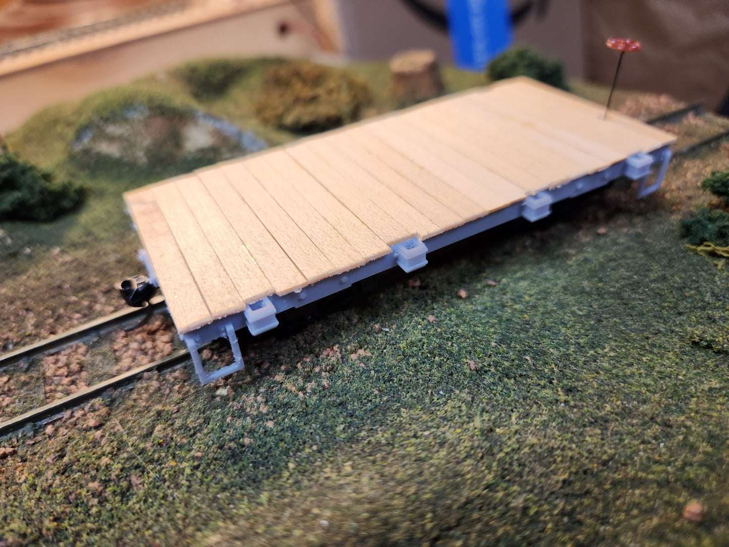 On30 3D Printed 16ft Flat Car Chassis(Set of 3)