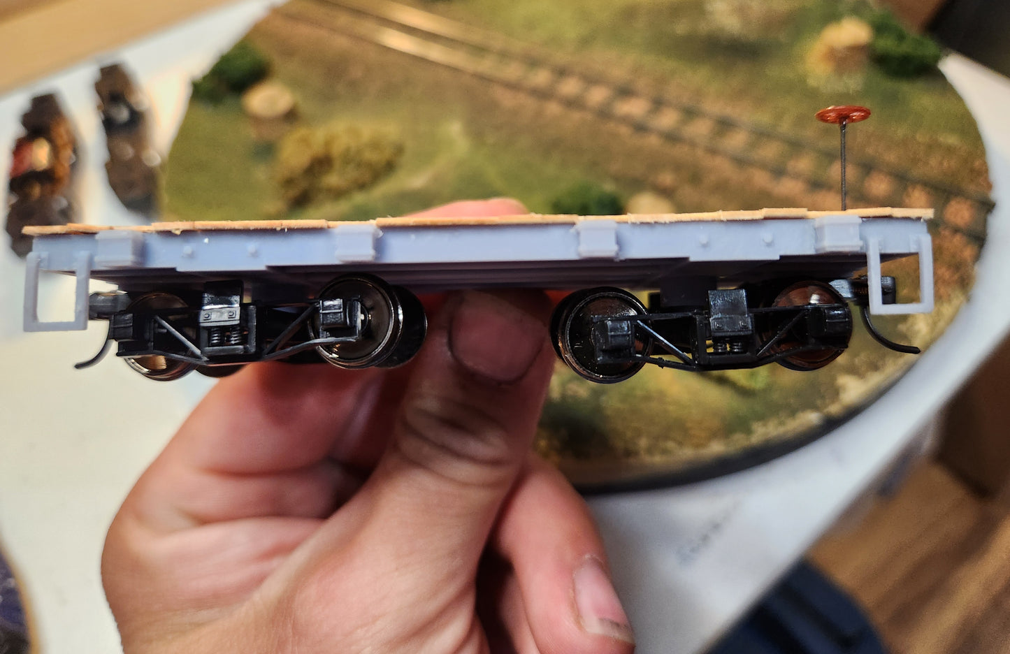 On30 3D Printed 16ft Flat Car Chassis(Set of 3)