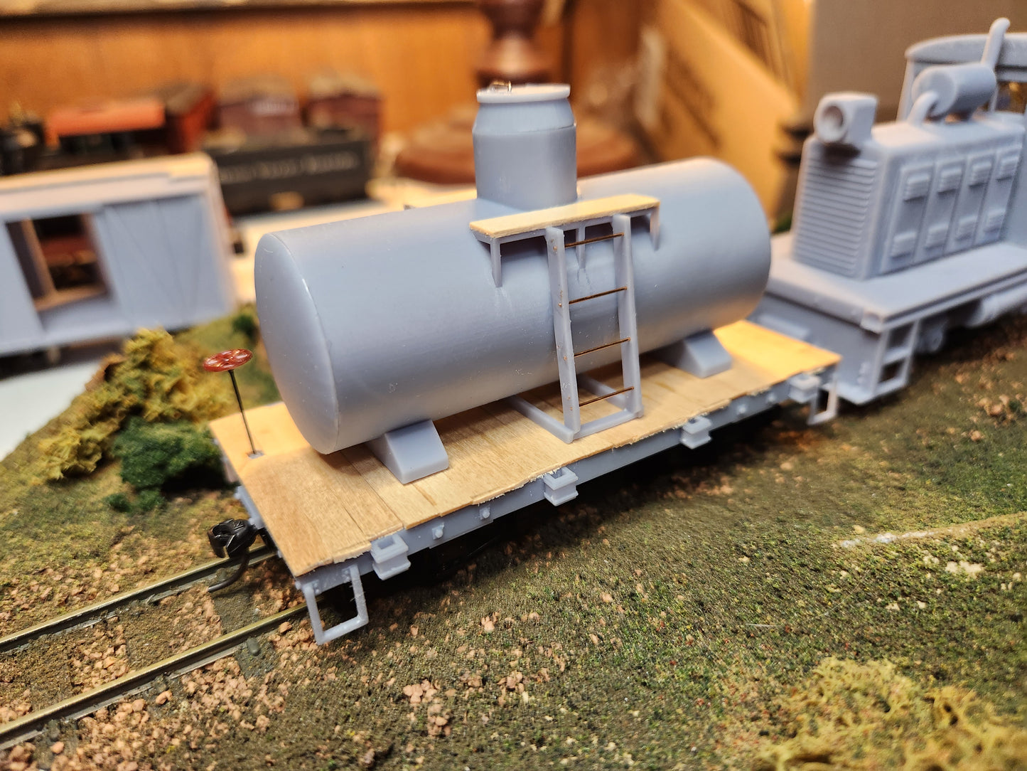 On30 3D Printed 16ft tank Car Kit