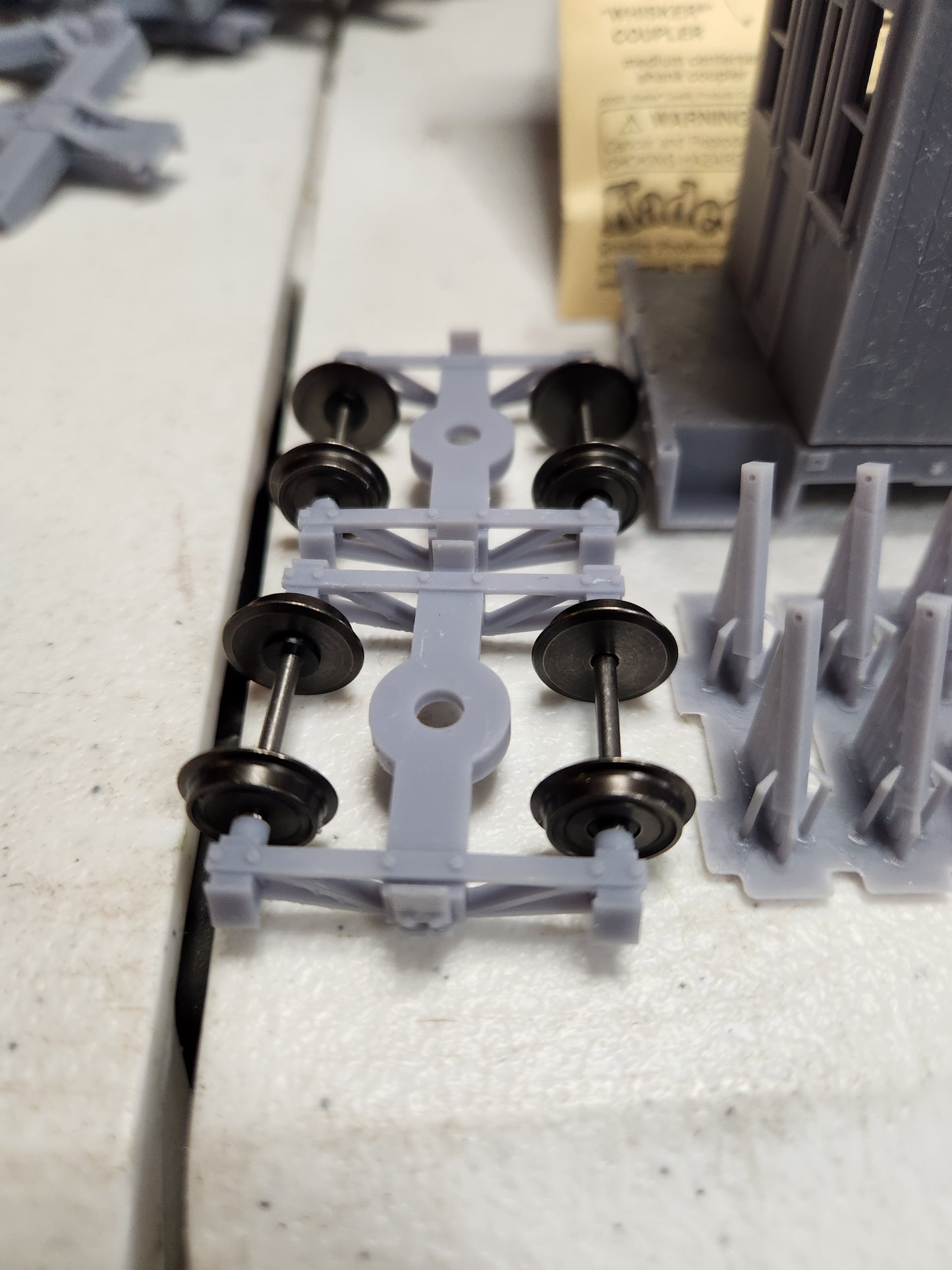 On30 3D Printed Short Caboose Kit With Trucks