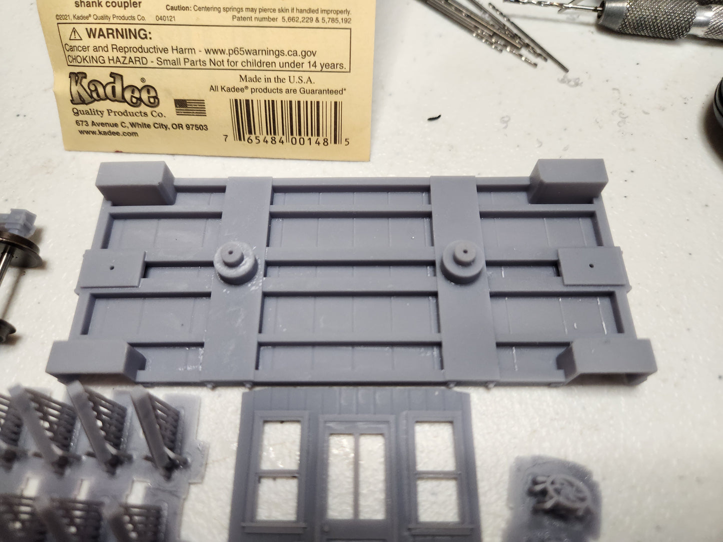 On30 3D Printed Short Caboose Kit With Trucks
