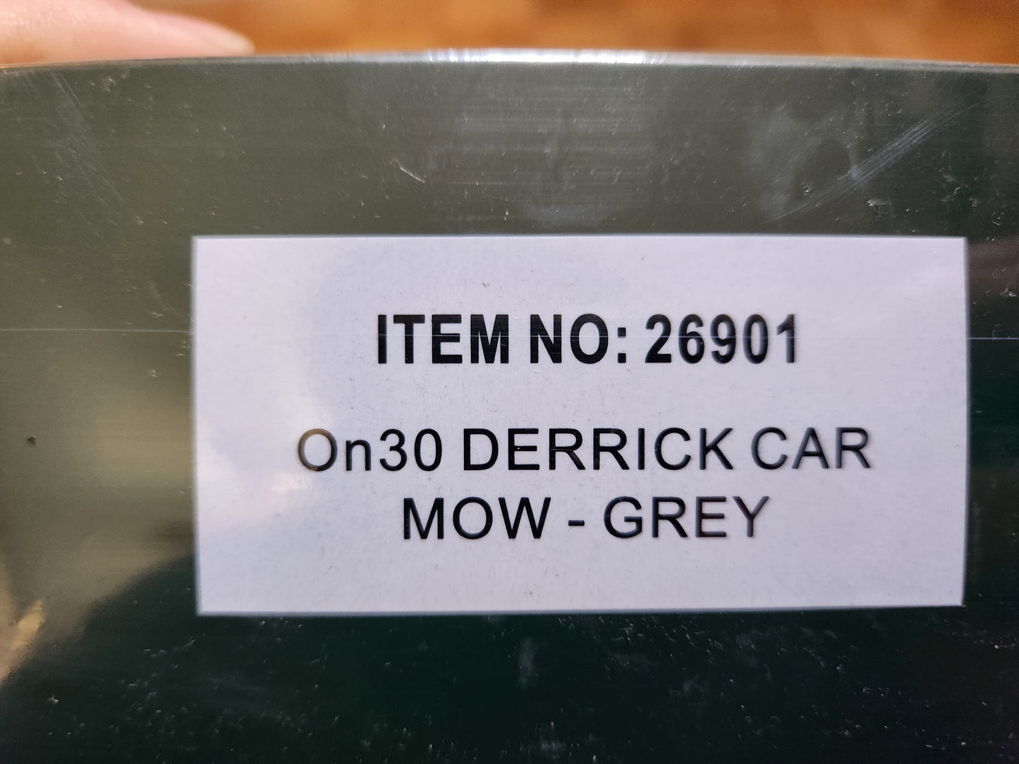 Bachmann On30 Derrick Car MOW Grey 26901