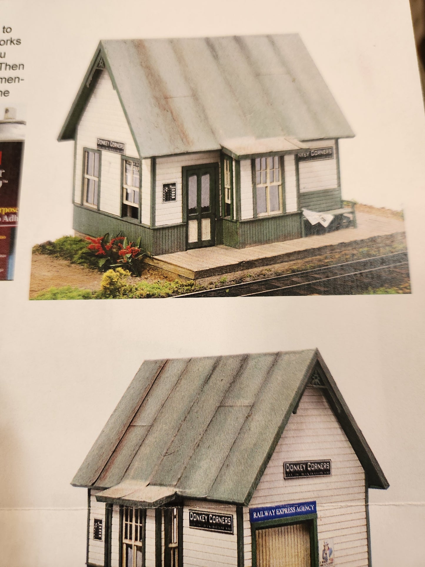 The Depot at Donkey Corners O Scale Craftsman Kit Banta Modelworks #6108