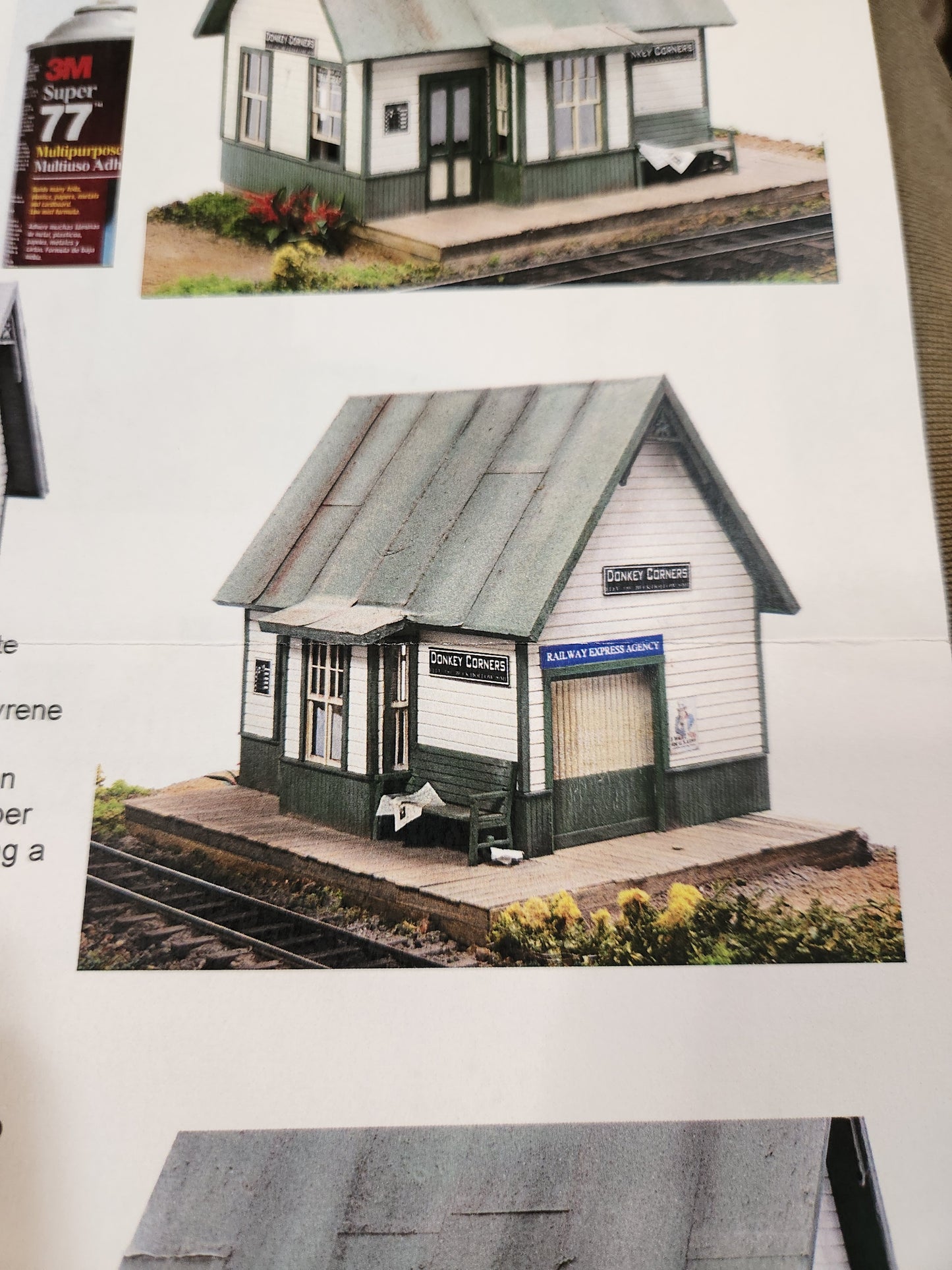 The Depot at Donkey Corners O Scale Craftsman Kit Banta Modelworks #6108