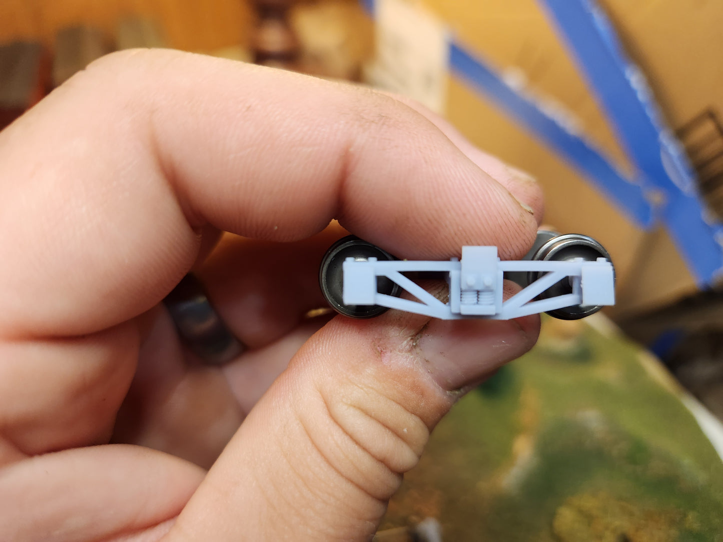 On30 3D Printed Low Archbar Trucks with 20" Metal Wheels