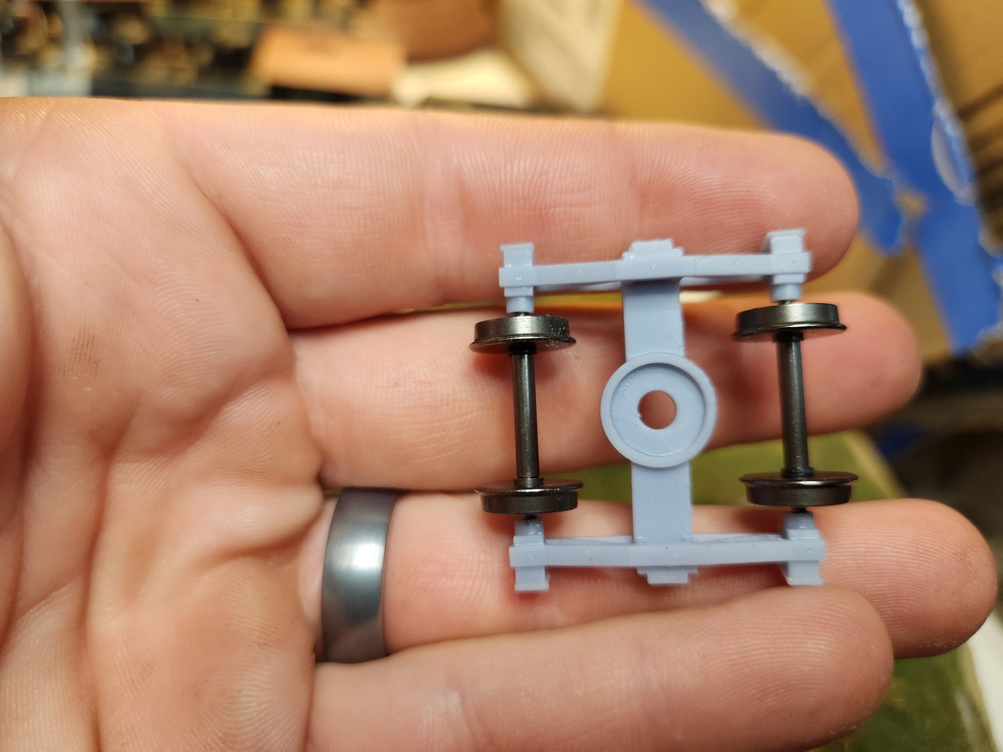 On30 3D Printed Low Archbar Trucks with 20" Metal Wheels
