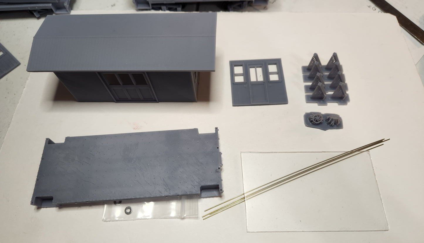 On30 3D Printed Short Baggage Car Kit