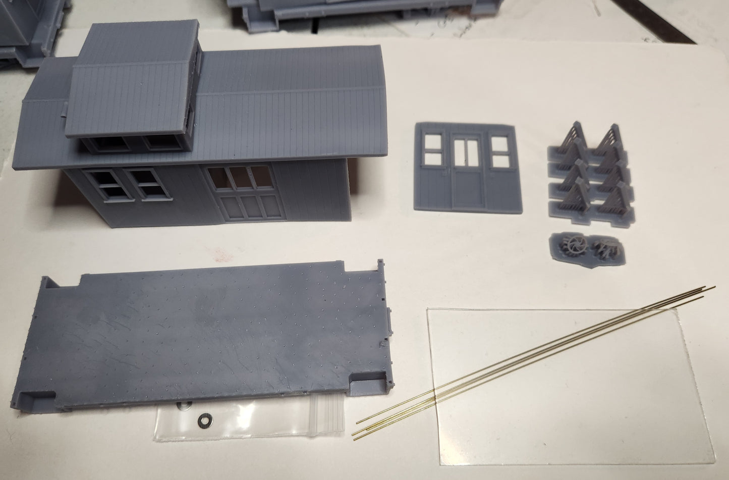 On30 3D Printed Side Door Cupola Caboose Kit