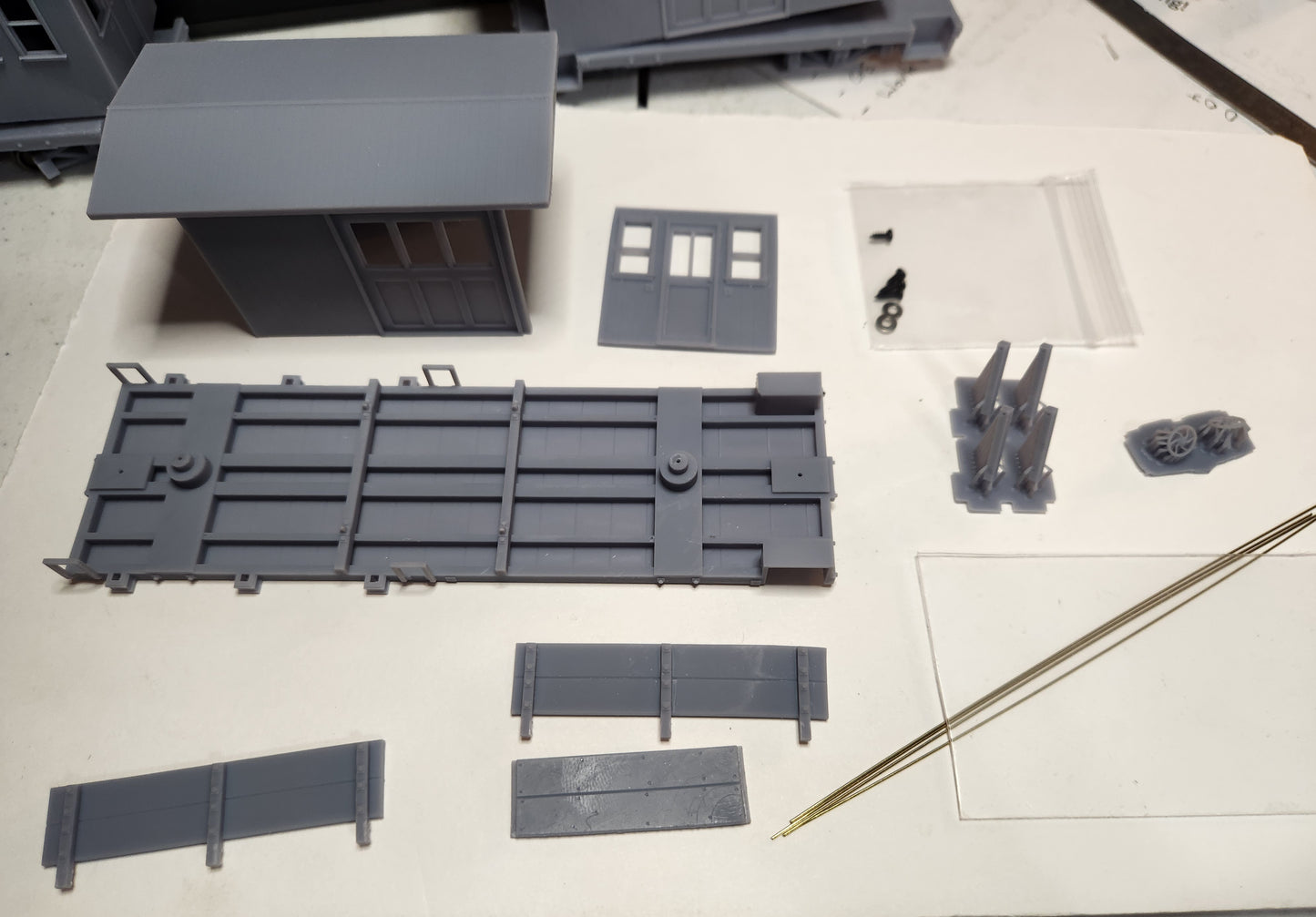 On30 3D Printed MOW Work Caboose Kit