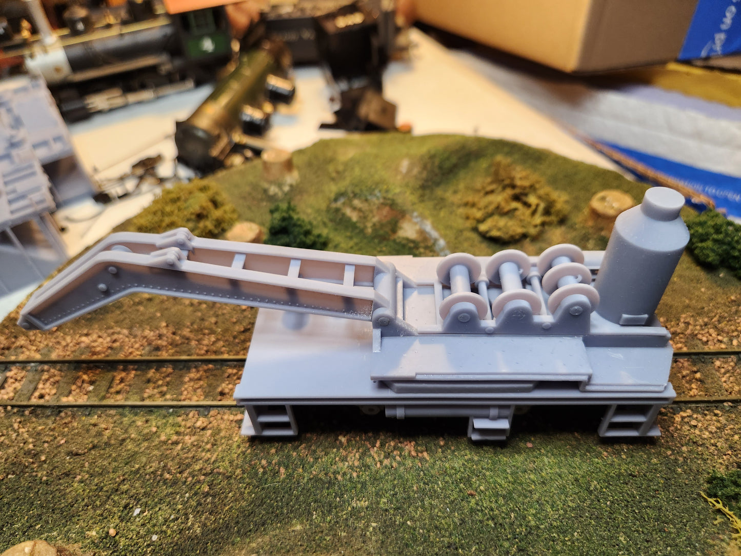 On30 3D Printed Steam Crane Kit Self Propelled MOW