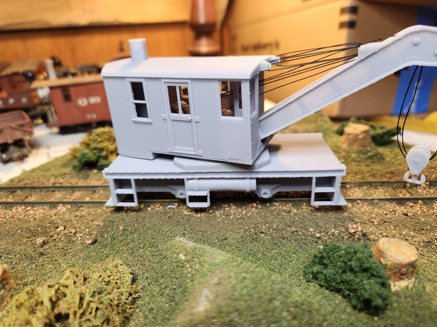 On30 3D Printed Steam Crane Kit Self Propelled MOW