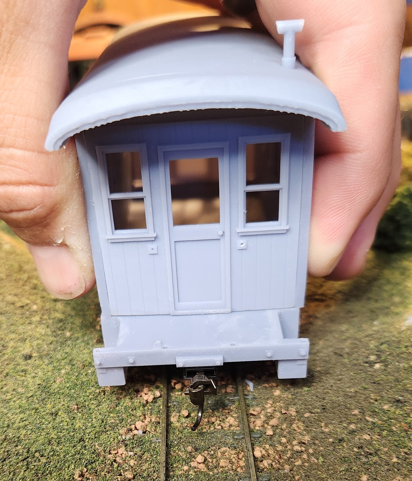 On30 3D Printed Short Coach Kit With round roof