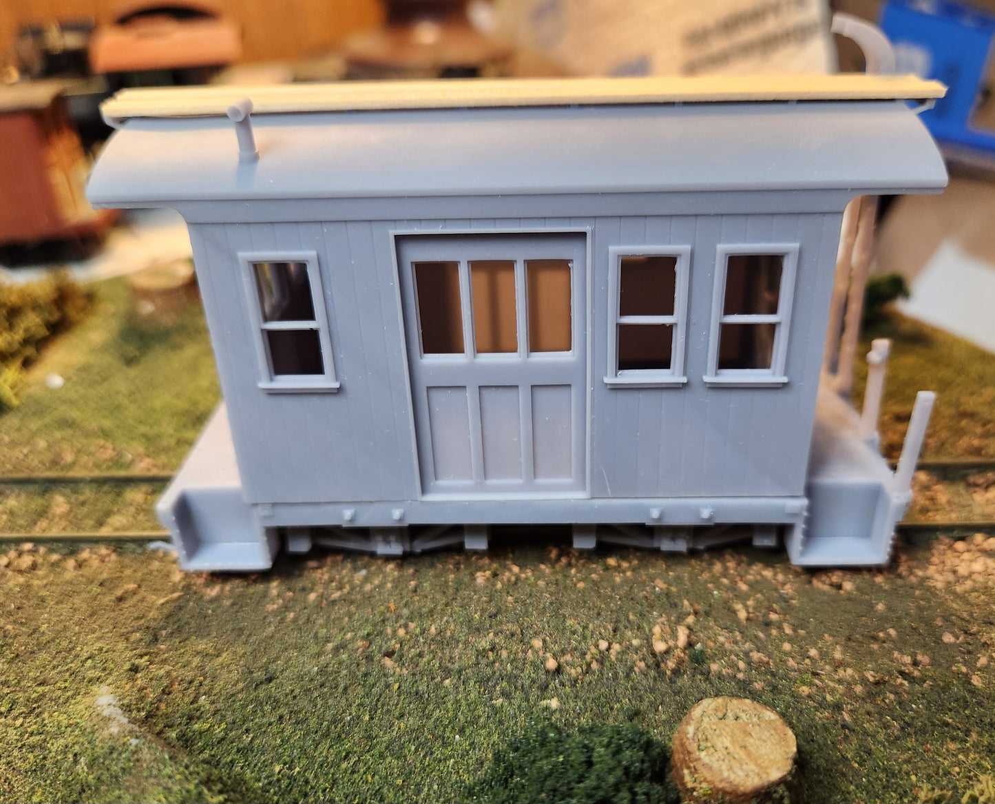 On30 3D Printed Short Side Door Caboose Kit
