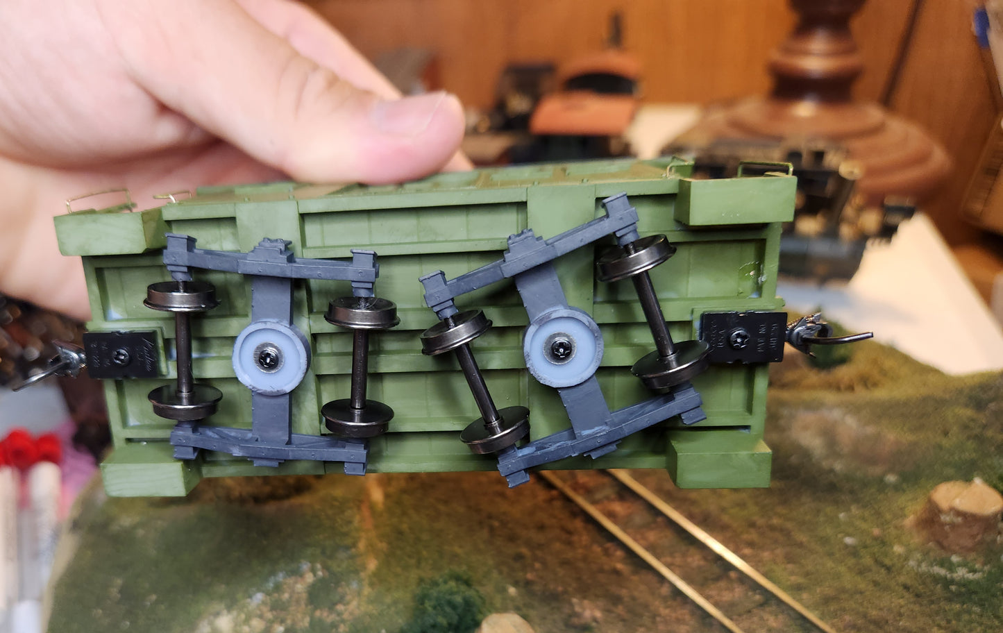 On30 3D Printed Short Side Door Caboose Kit