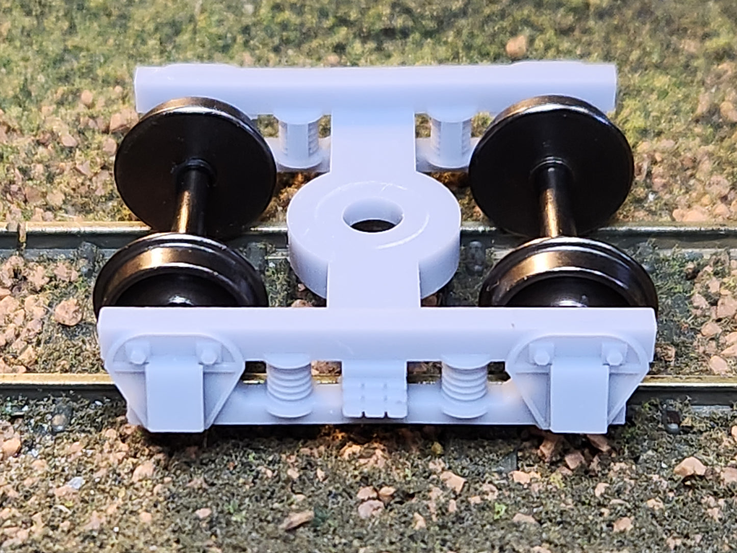 On30 3D Printed Passenger Trucks with 20" Metal Wheels