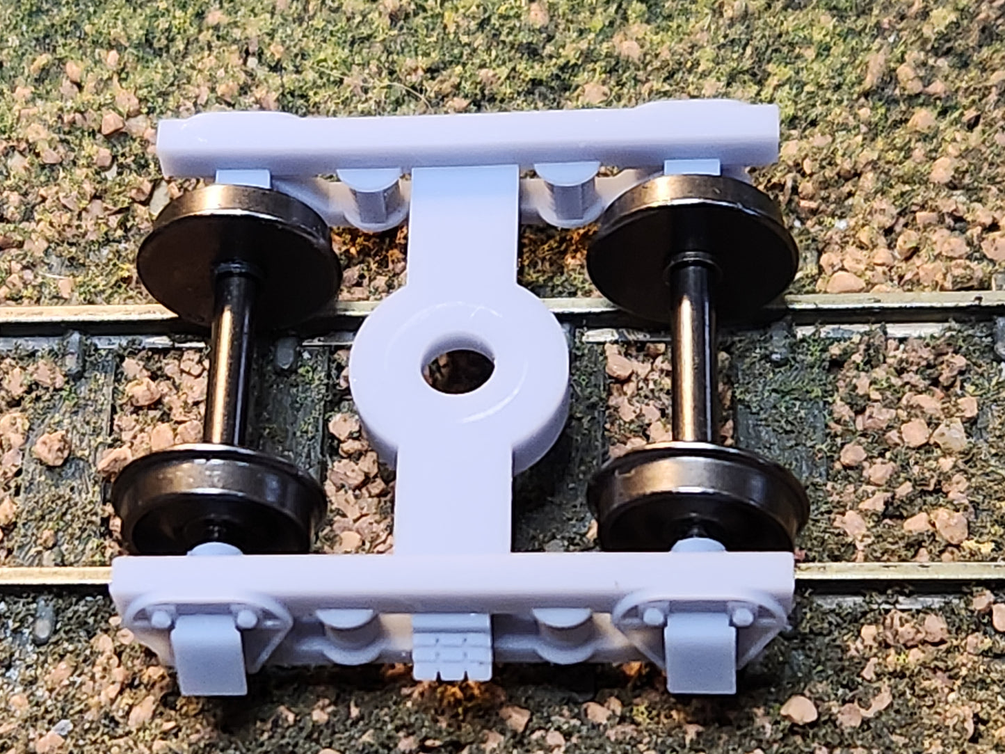 On30 3D Printed Passenger Trucks with 20" Metal Wheels