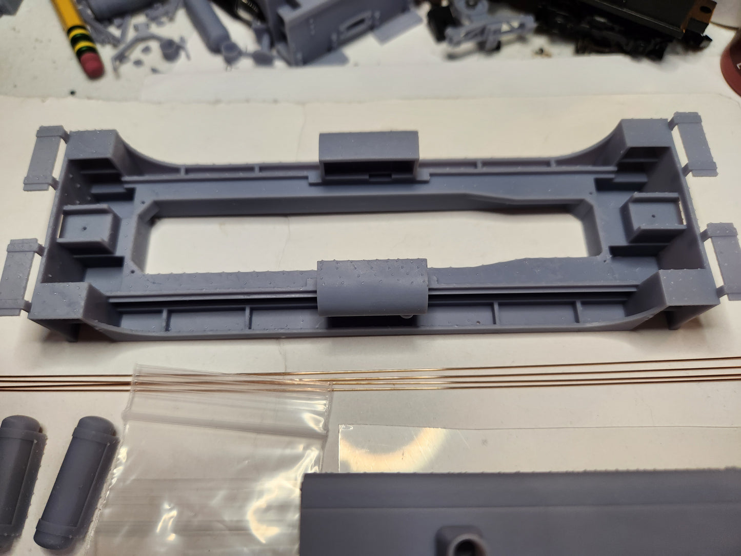 On30 Freelance End Cab Switcher Kit 3D printed For Athearn SW7 Mechanism