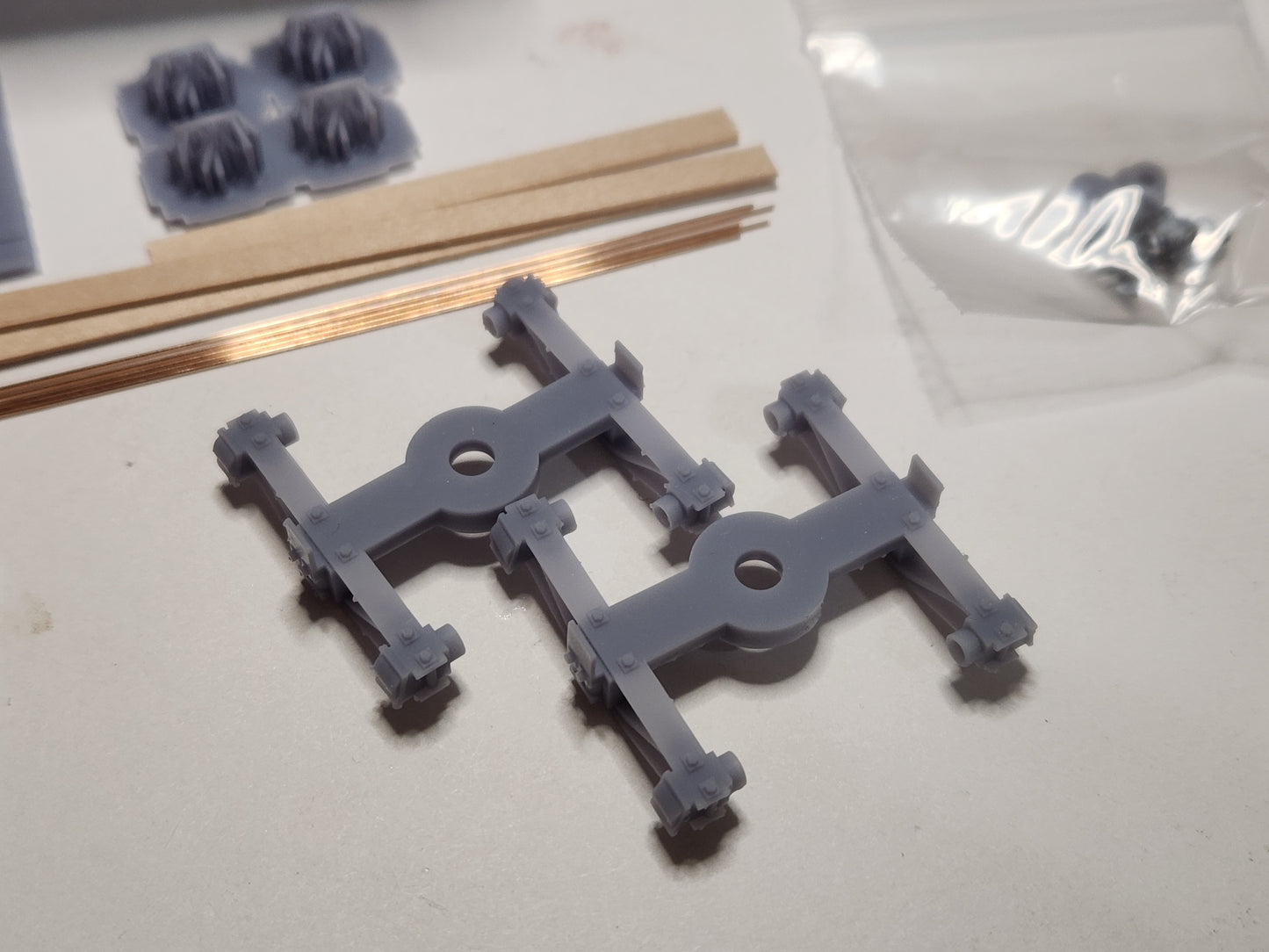 On30 3D Printed 16ft Box Car Kit with trucks