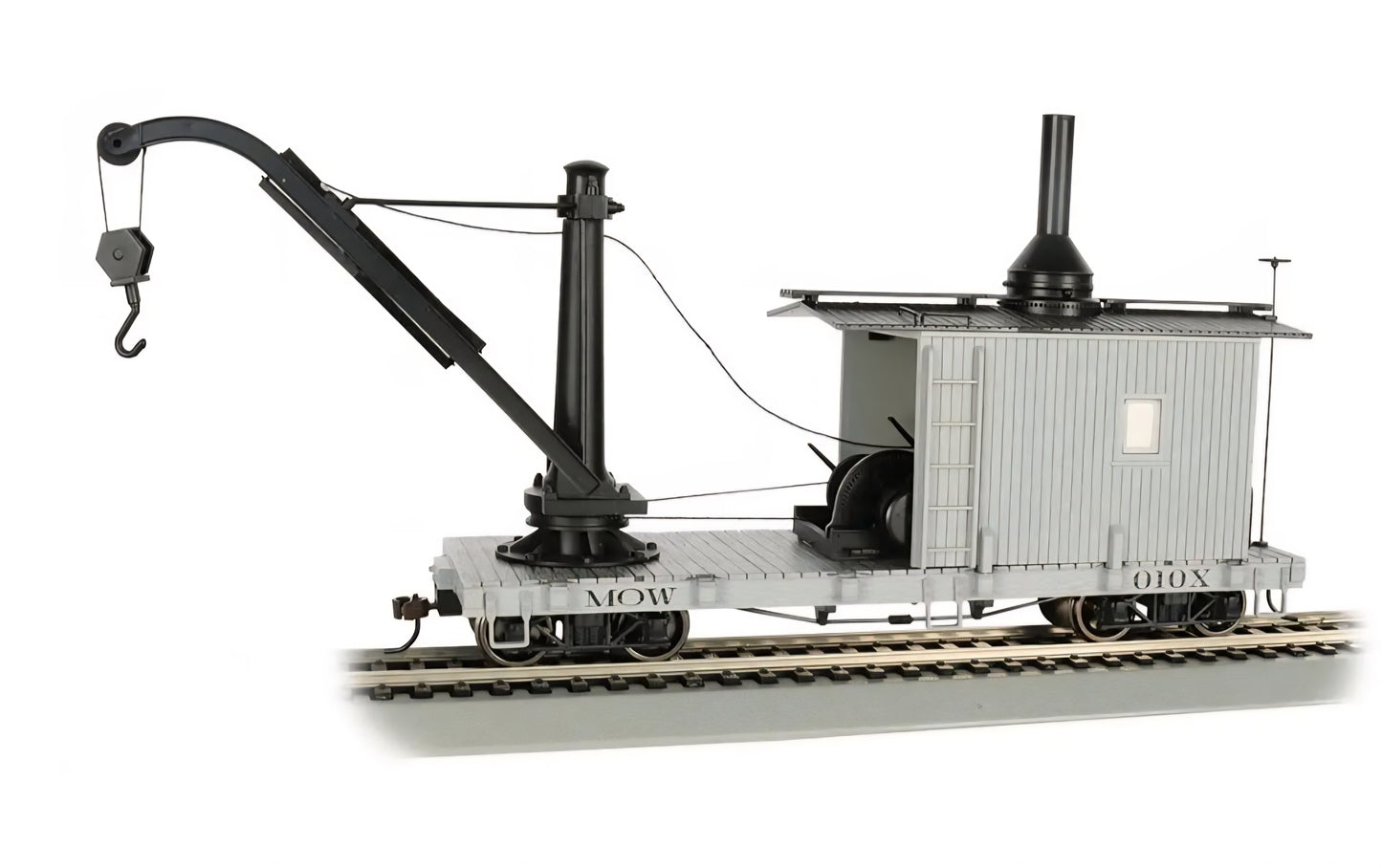 Bachmann On30 Derrick Car MOW Grey 26901