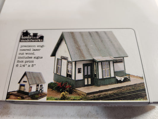 The Depot at Donkey Corners O Scale Craftsman Kit Banta Modelworks #6108