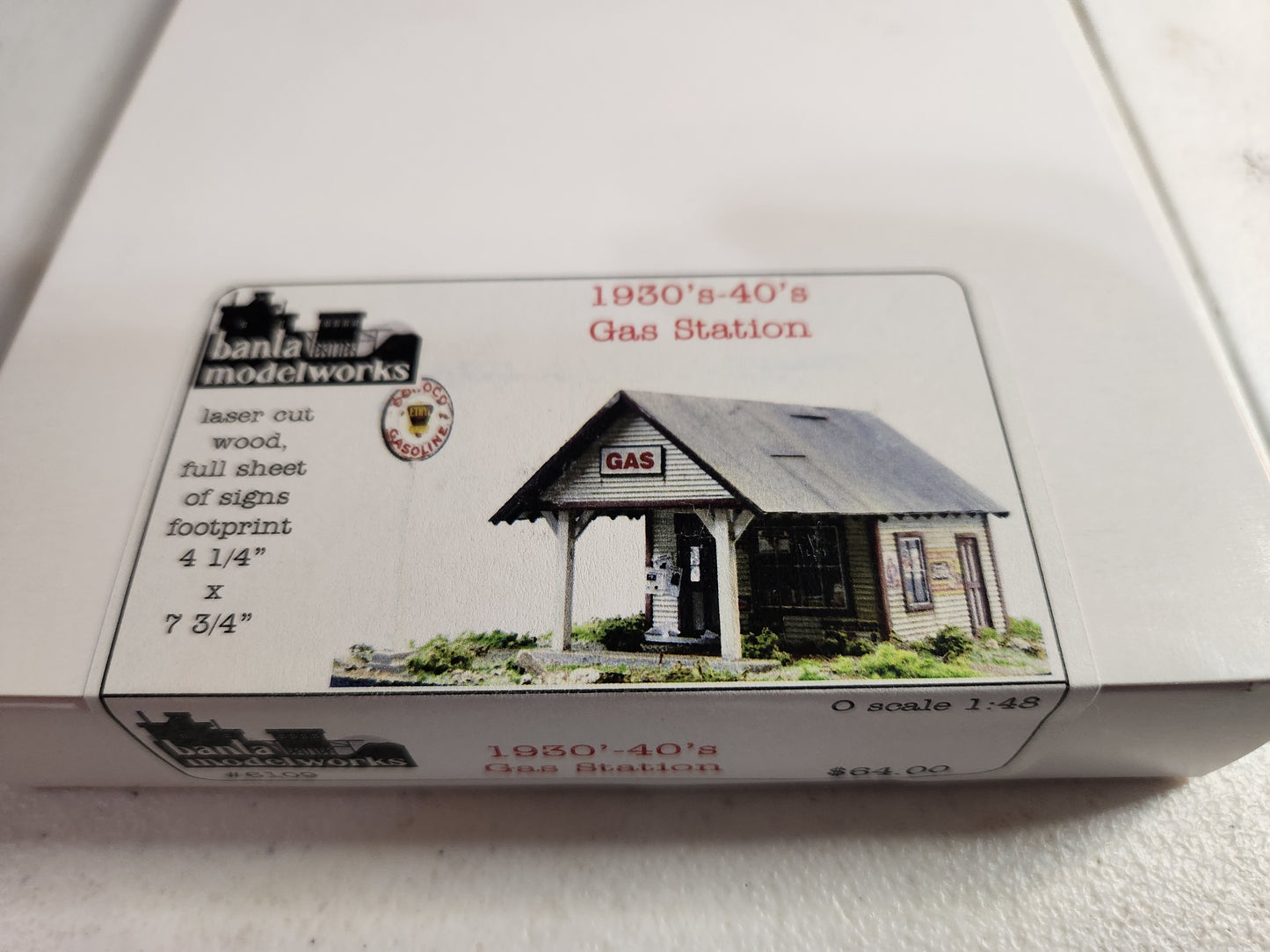 1930's-40's Gas Station O Scale Craftsman Kit Banta Modelworks #6109
