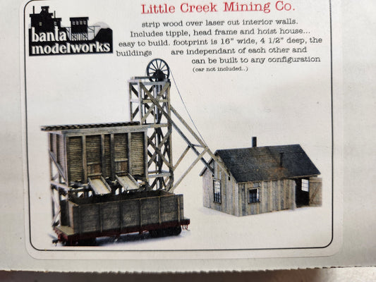 Little Creek Mining Co. O Scale Craftsman Kit Banta Modelworks #6123