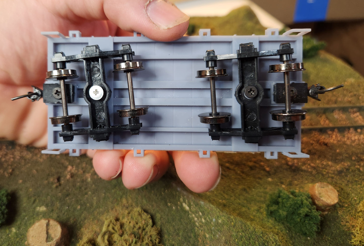 On30 3D Printed 16ft Flat Car Chassis(Set of 3)