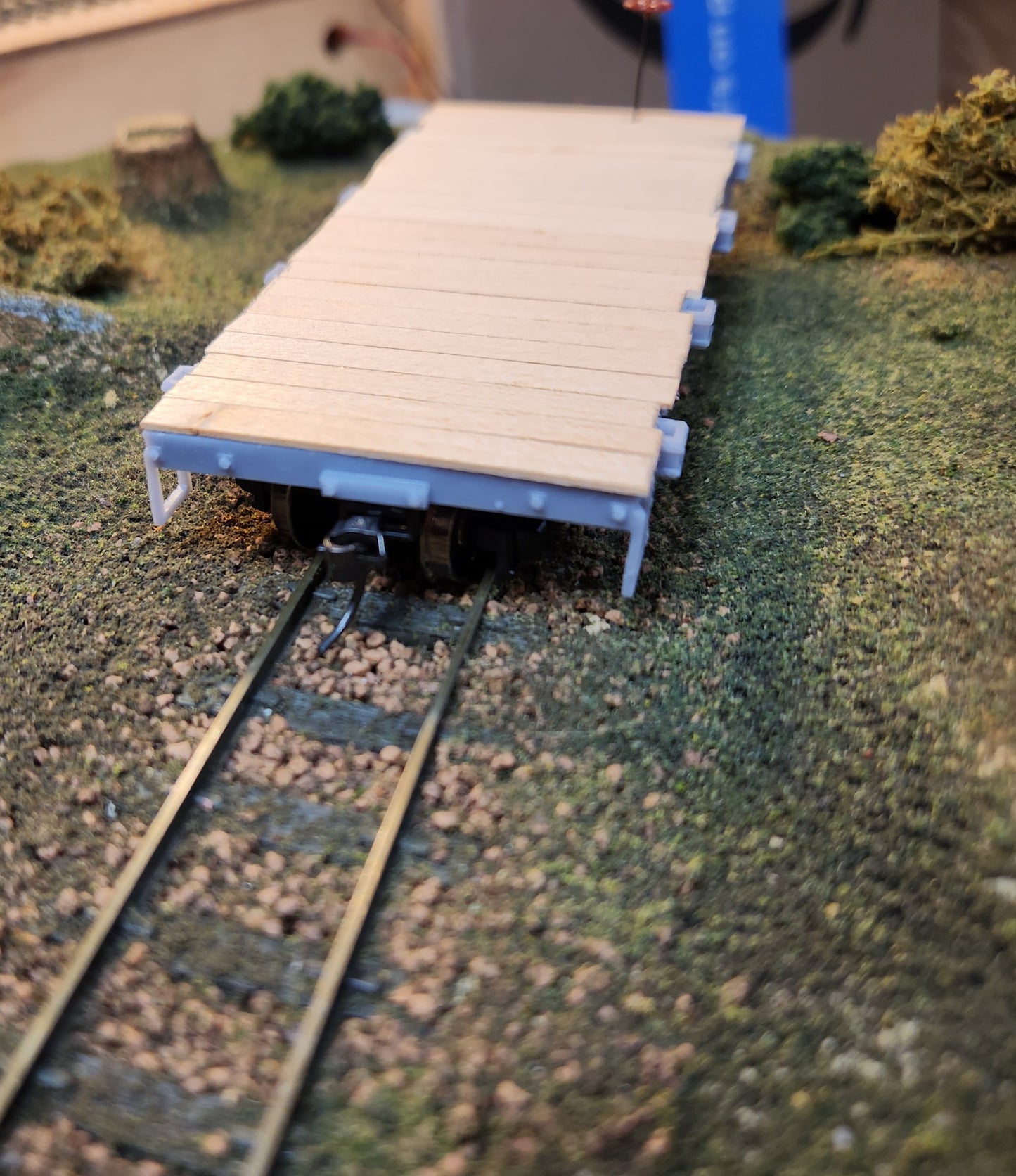 On30 3D Printed 16ft Flat Car Chassis(Set of 3)