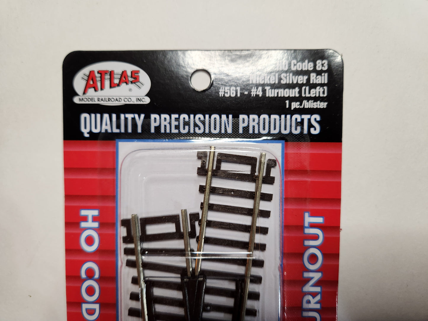Atlas Code 83 Customline Turnout #4 Left