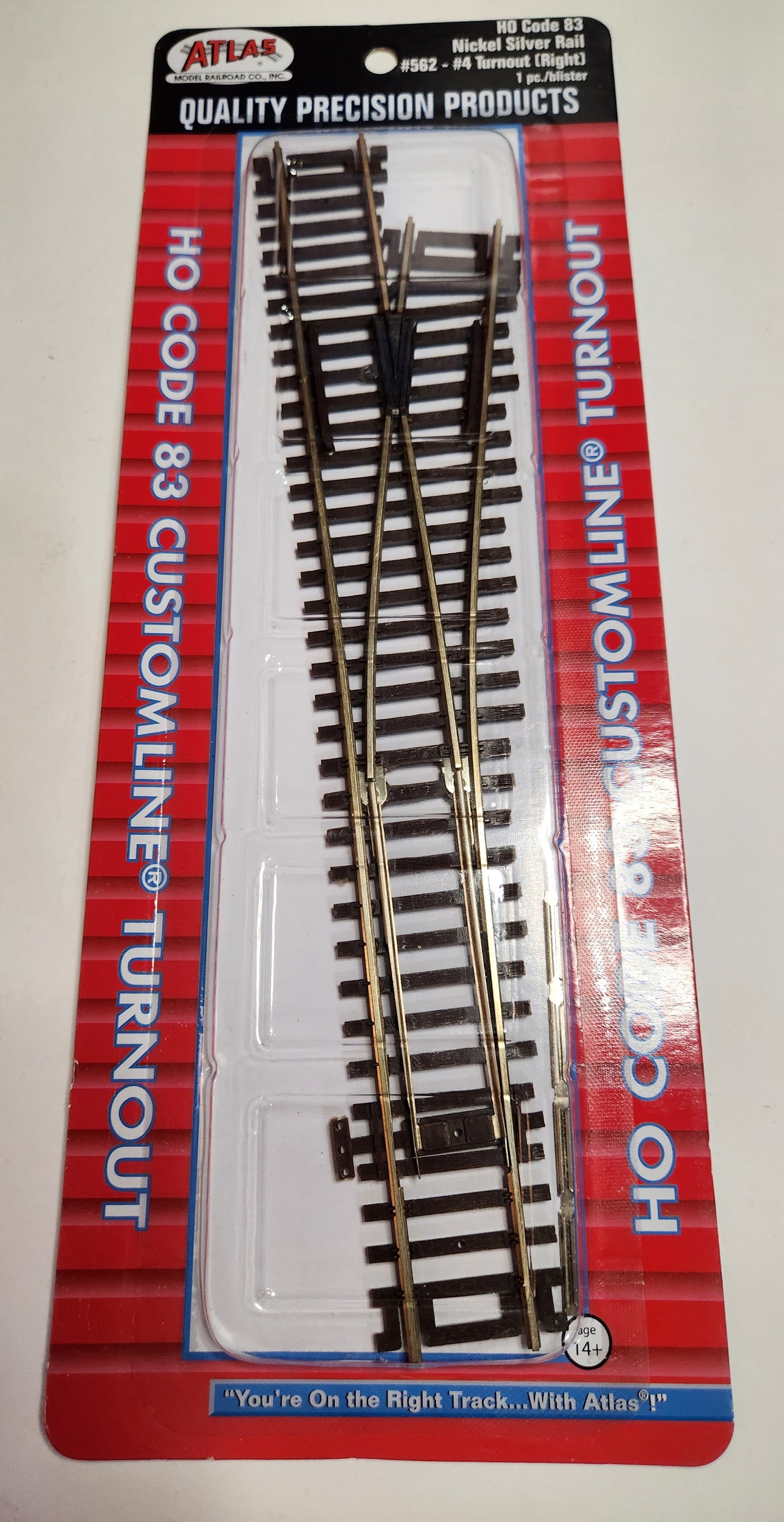 Atlas Code 83 Customline Turnout #4 Right
