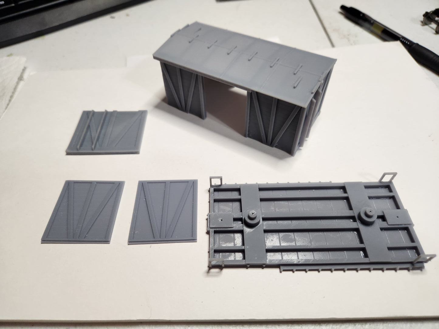 On30 3D Printed 16ft Box Car Kit