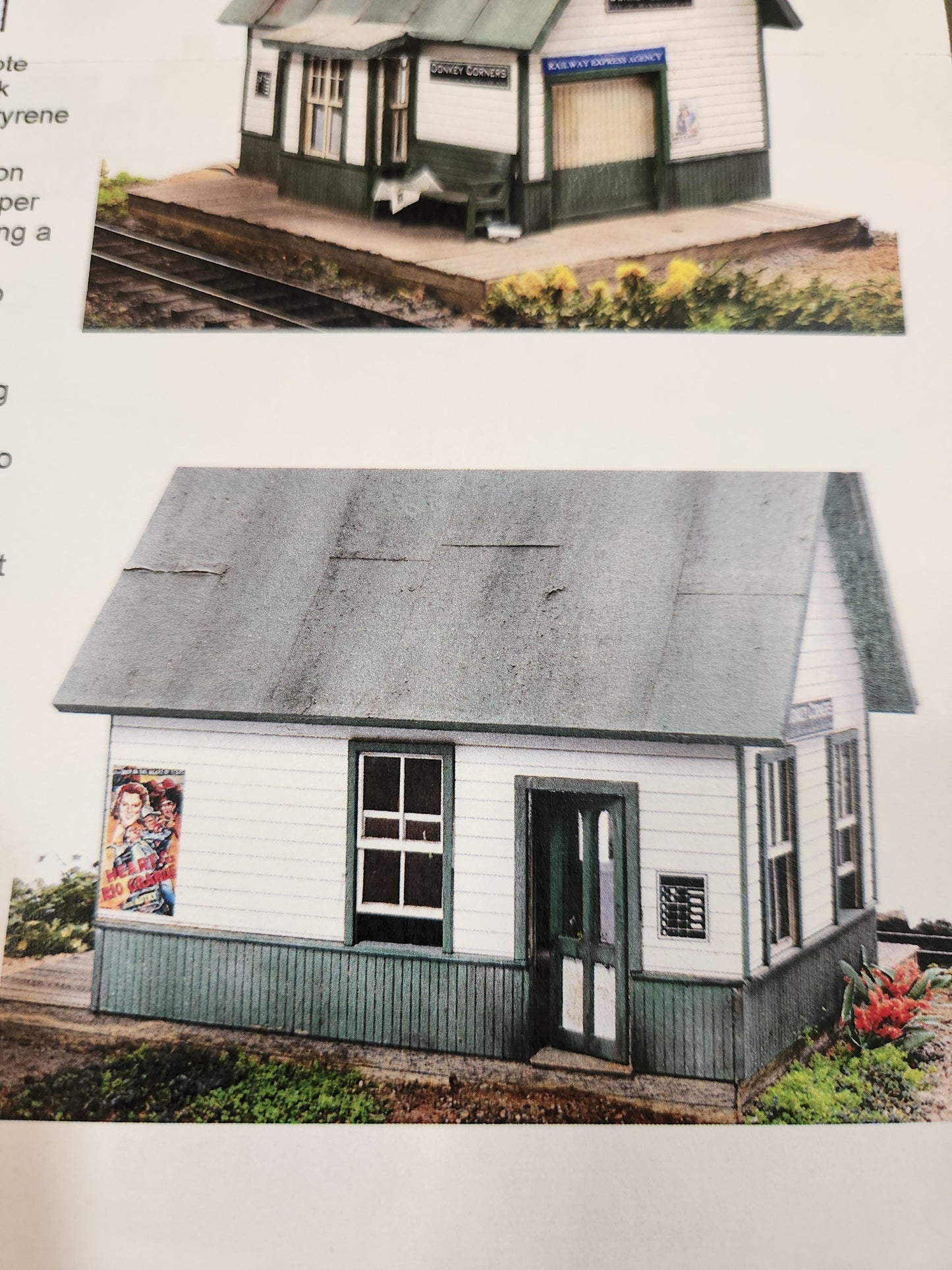 The Depot at Donkey Corners O Scale Craftsman Kit Banta Modelworks #6108