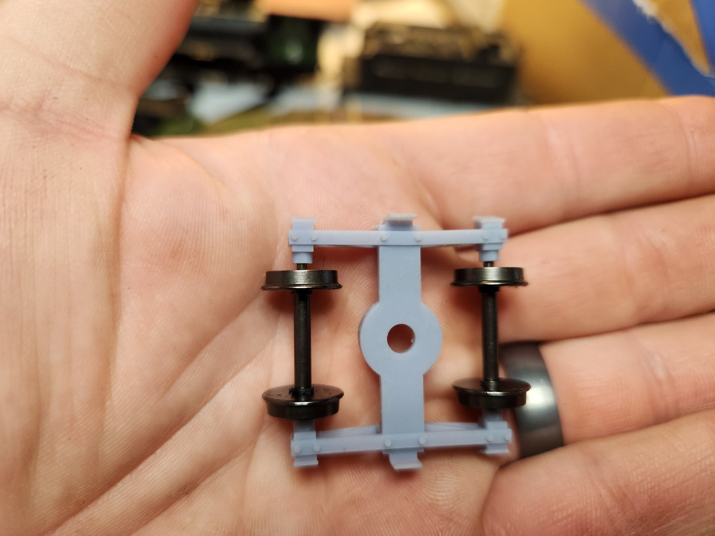 On30 3D Printed Low Archbar Trucks with 20" Metal Wheels