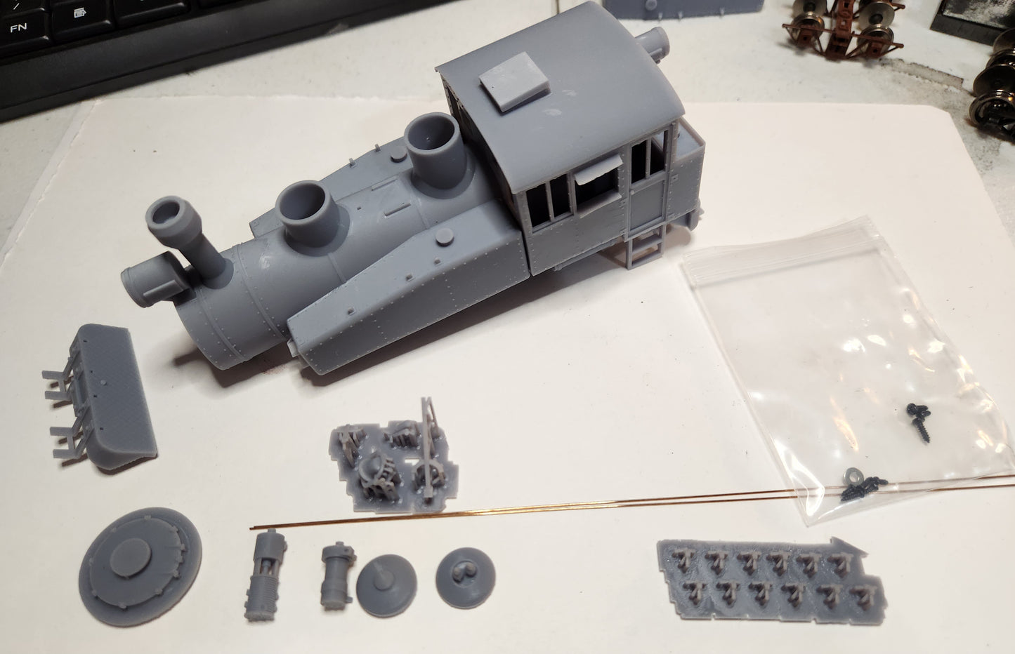 On30 Freelance 0-6-0 Porter Style Tank Engine Kit For The Bachmann On30 Mogul Mechanism