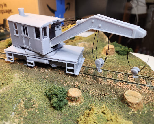 On30 3D Printed Steam Crane Kit Self Propelled MOW