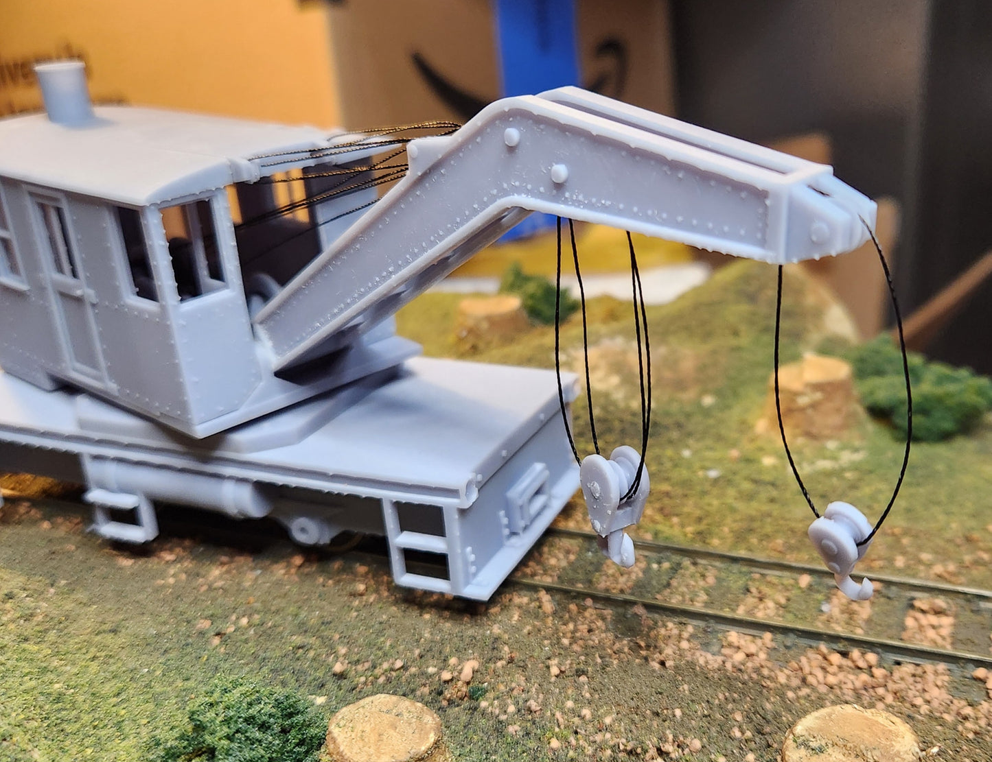 On30 3D Printed Steam Crane Kit Self Propelled MOW