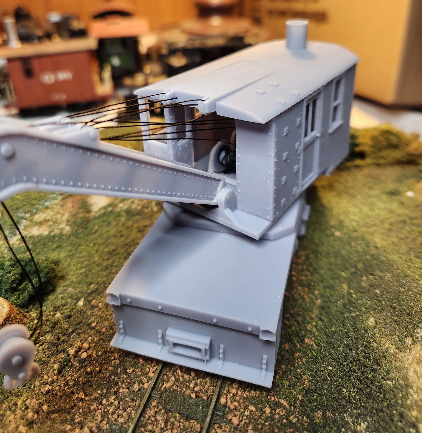 On30 3D Printed Steam Crane Kit Self Propelled MOW