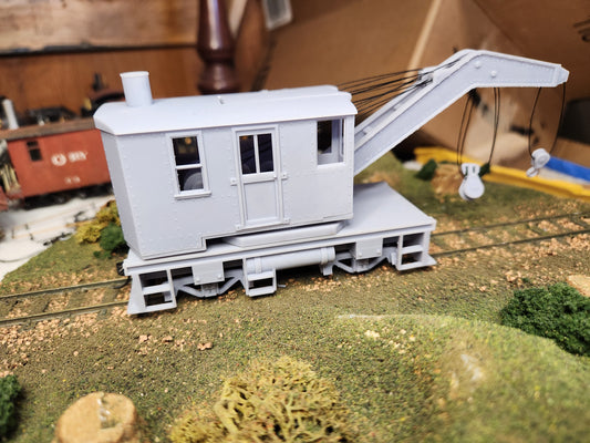 On30 3D Printed Steam Crane Kit Nonpropelled MOW