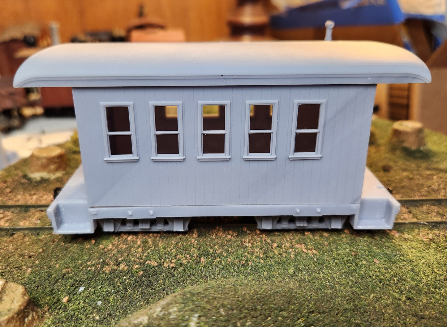 On30 3D Printed Short Coach Kit With round roof