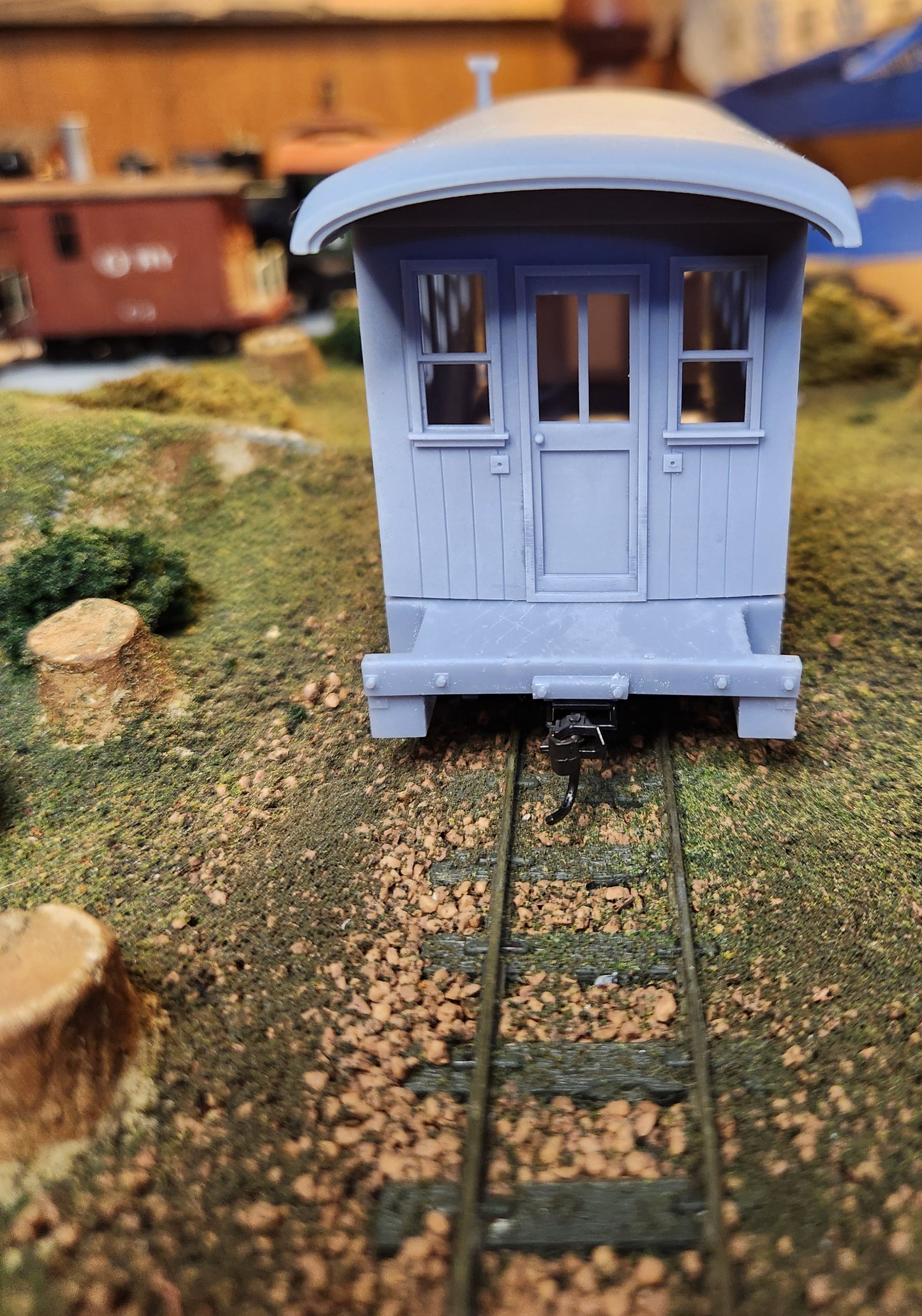 On30 3D Printed Short Coach Kit With round roof