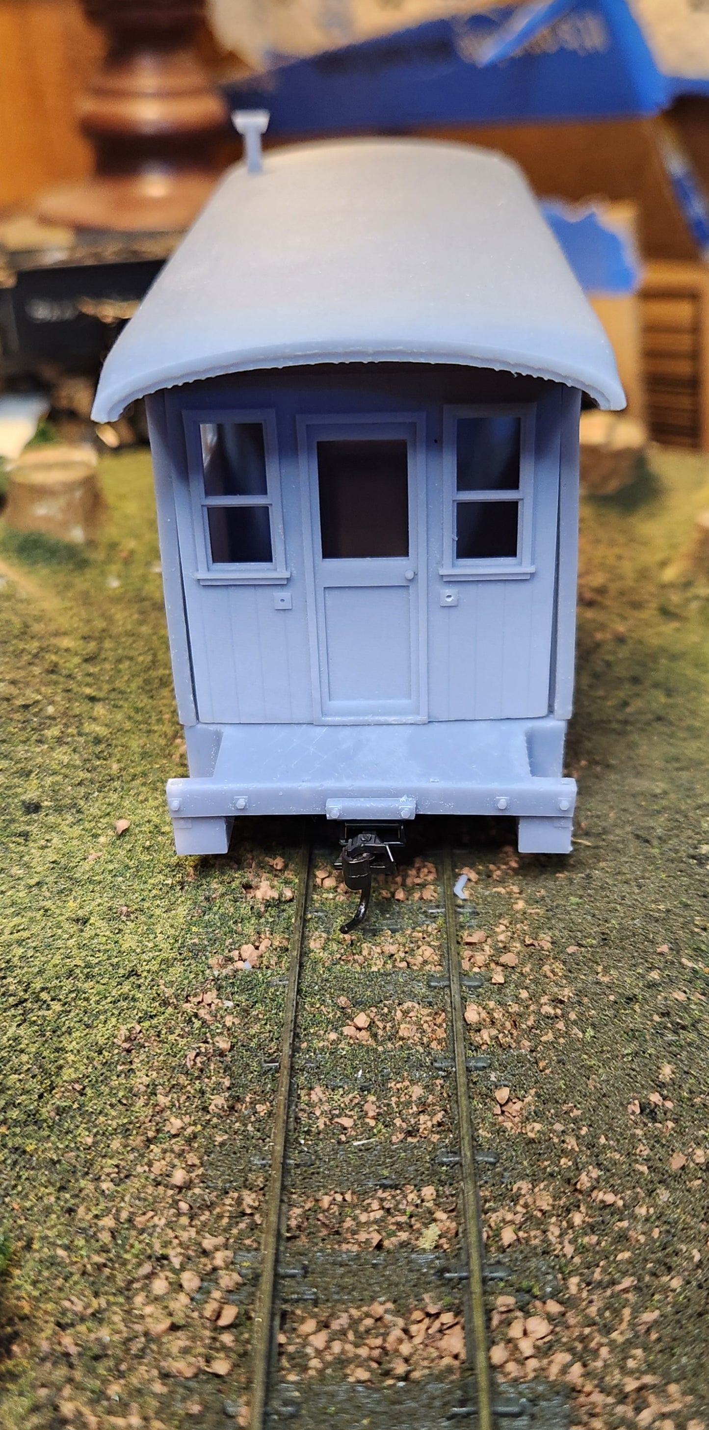 On30 3D Printed Short Combine Kit With Round Roof