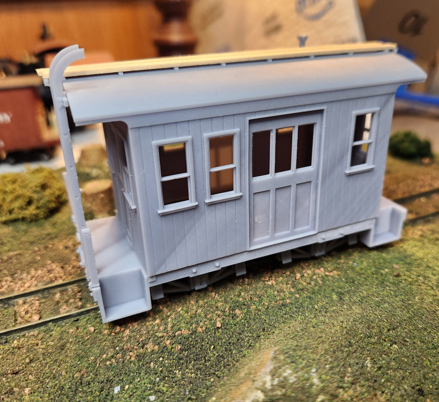 On30 3D Printed Short Side Door Caboose Kit
