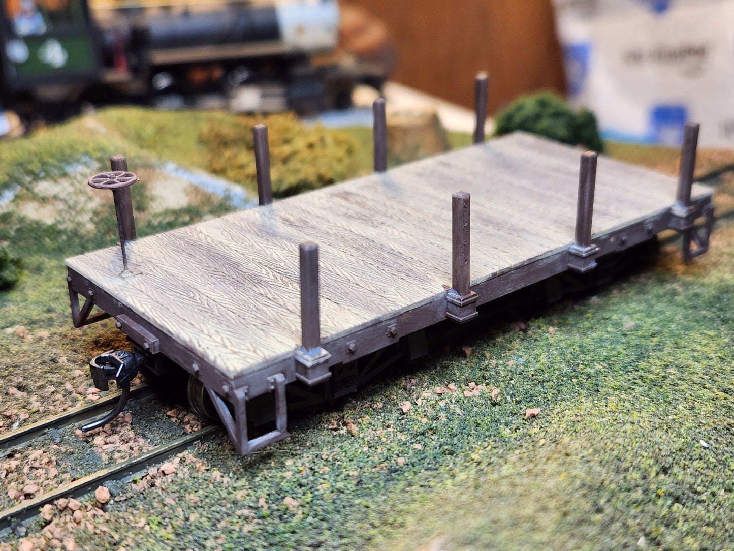 On30 3D Printed 16ft Flat Car Chassis(Set of 2)